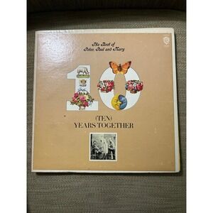 Peter Paul and Mary Ten Years Together Vinyl LP Best of Warner Bros BS 2552